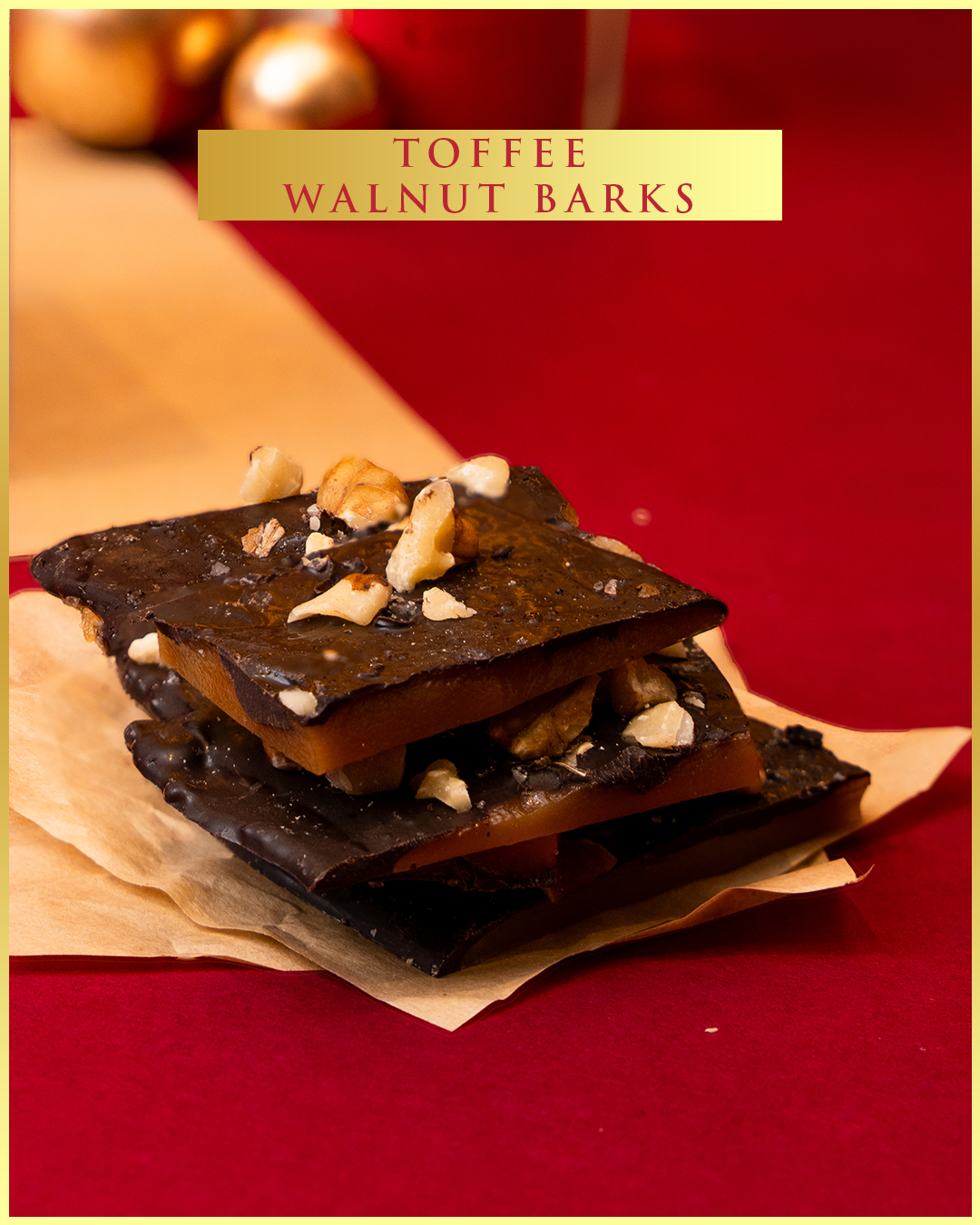 Toffee Walnut Bark (100 gms)