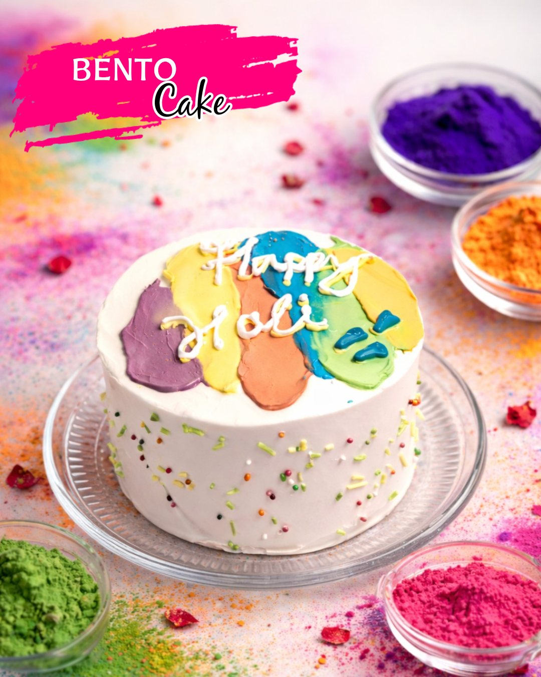 Bento Cake | Holi Edition (500 GMS)