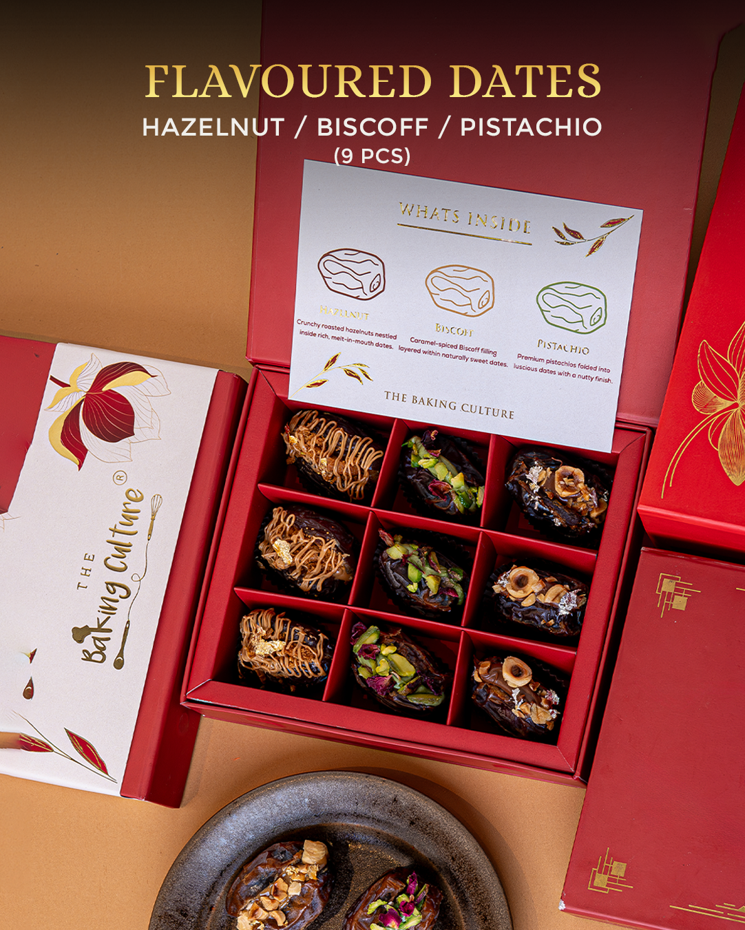 Flavored Dates (9 pcs)