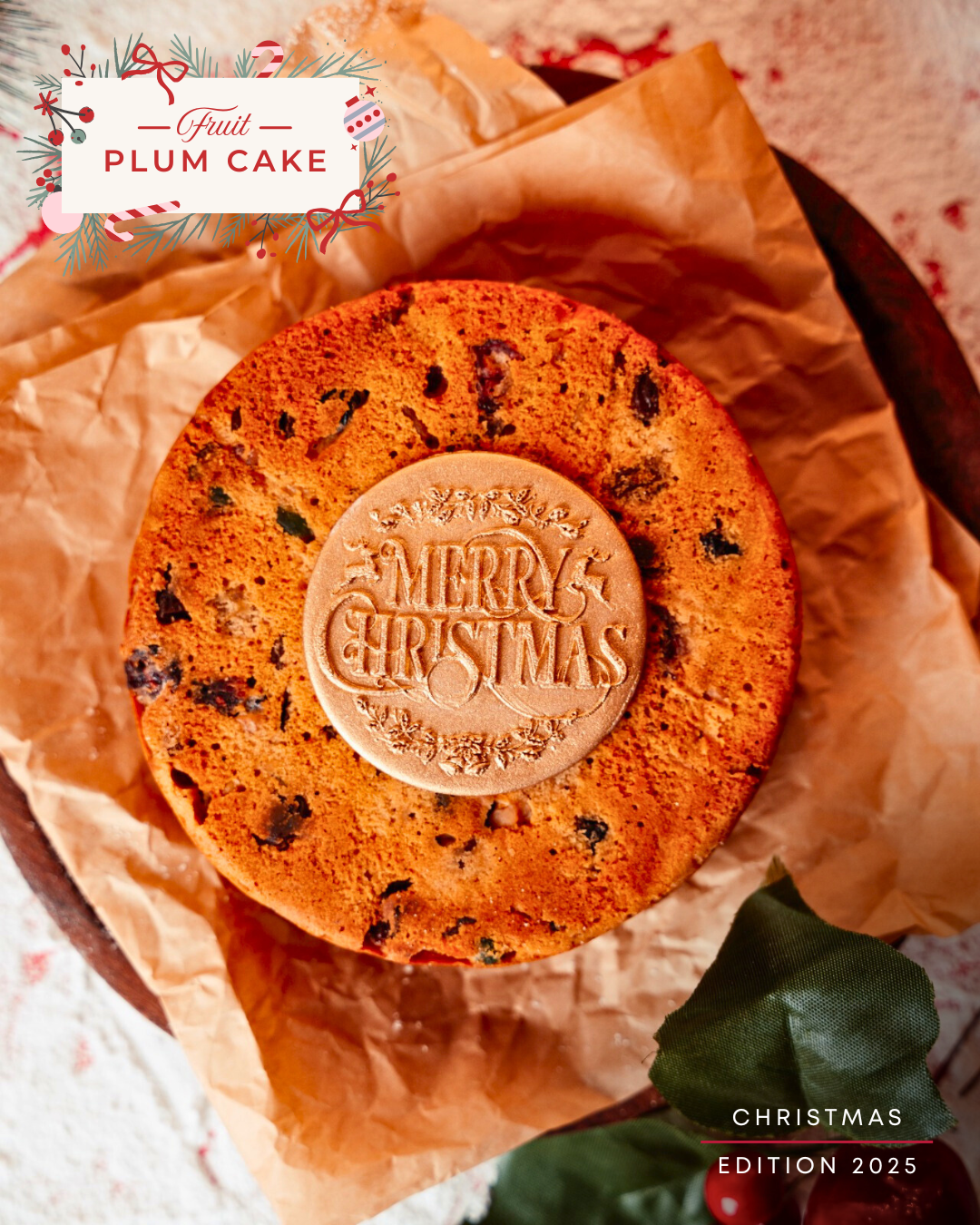 Fruit Plum Cake | Christmas Edition