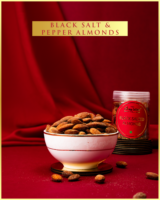 Black Salt & Pepper Almonds (150 gms)