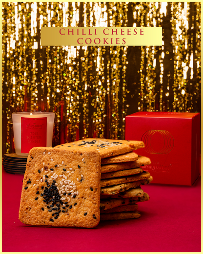 Assorted Cookie Box (Mandola, Chilli Cheese, Curry Rasam – 12 pcs)