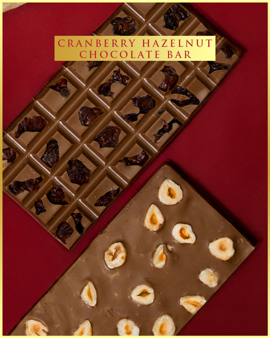 Cranberry Hazelnut Chocolate Bar (200 gms)